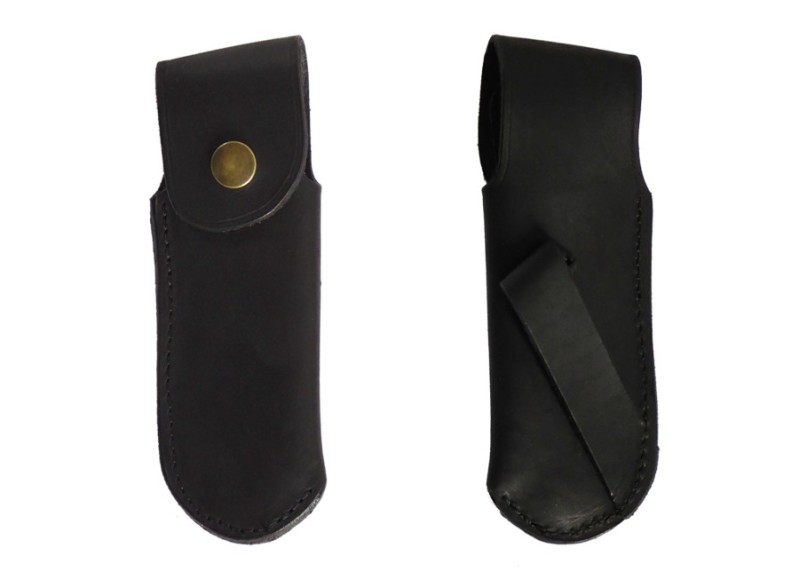 étui de Ceinture en Cuir Noir, pour Couteau de Chasse image 1