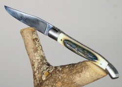Laguiole Knife Ivory Crust of Mammoth's Tusk Handle image 4