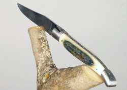 Laguiole Knife Ivory Crust of Mammoth's Tusk Handle image 5