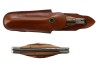 Brown Leather Case for rounded knife image 1