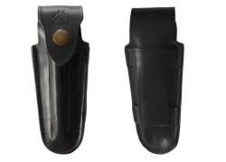Etui en cuir noir pour couteau dodu image 1