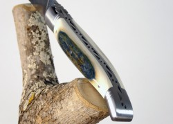 Laguiole Knife Ivory Crust of Mammoth's Tusk Handle image 10
