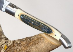 Laguiole Knife Ivory Crust of Mammoth's Tusk Handle image 11