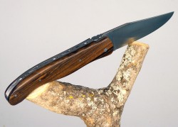 Laguiole Hunting Knife, Forged Spring, Walnut Full Handle image 2