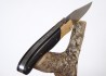 Laguiole de Chasse Forgé, Mitre Olivier, Plein Manche en ébène image 3