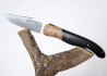 Laguiole de Chasse Forgé, Mitre Olivier, Plein Manche en ébène image 6
