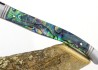 Forged Laguiole, Handle in Abalone, covered with synthetic resin image 1