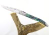 Forged Laguiole, Handle in Abalone, covered with synthetic resin image 3