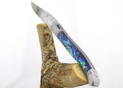 Forged Laguiole, Handle in Abalone, covered with synthetic resin image 6