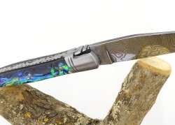 Forged Laguiole, Handle in Abalone, covered with synthetic resin image 14