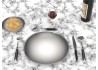 Service de 6 fourchettes Laguiole avec un manche en bois d'ébène et mitres inox image 6
