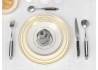 Service de 6 fourchettes Laguiole avec un manche en bois d'ébène et mitres inox image 12