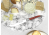 Couteau à fromage Laguiole avec un manche en bois de corail et mitres inox image 2