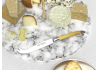 Couteau à fromage Laguiole avec un manche en buis et mitres inox image 2