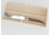 Couteau à fromage Laguiole avec un manche en bois de gaÃ¯ac et mitres inox image 1