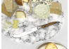 Couteau à fromage Laguiole avec un manche en bois d'ébène royal et mitres inox image 2