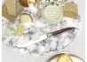 Couteau à fromage Laguiole avec un manche en bois de violette et mitres inox image 2
