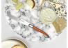 Couteau à fromage Laguiole avec un manche en bois d'If et mitres inox image 3