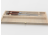Service à viande Laguiole avec un manche en bois de cocobolo et mitres inox image 1