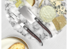 Service à fromage Laguiole avec un manche en bois d'amourette et mitres inox image 3