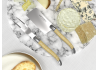 Service à fromage Laguiole avec un manche en érable onde et mitres inox image 3