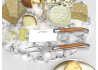 Service à fromage Laguiole avec un manche en bois de genévrier et mitres inox image 2