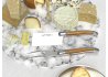 Service à fromage Laguiole avec un manche en bois de chêne et mitres inox image 2