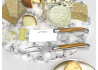 Service à fromage Laguiole avec un manche en bois d'olivier et mitres inox image 2