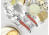 Service à fromage Laguiole avec un manche en bois de rose et mitres inox image 3