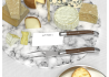 Service à fromage Laguiole avec un manche en bois de noyer et mitres inox image 2