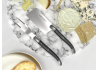 Service à fromage Laguiole avec un manche en bois d'ébène et mitres inox image 3