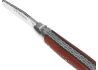 Couteau Laguiole prestige avec un manche en bois de corail et mitres inox image 1