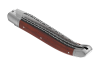 Couteau Laguiole prestige avec un manche en bois de corail et mitres inox image 5