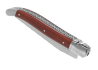 Couteau Laguiole prestige avec un manche en bois de corail et mitres inox image 6