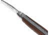 Couteau Laguiole prestige avec un manche en bois de bocote et mitres inox image 1