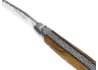 Couteau Laguiole prestige avec un manche en bois d'olivier et mitres inox image 1