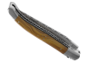 Couteau Laguiole prestige avec un manche en bois d'olivier et mitres inox image 4
