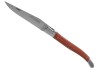 Couteau Laguiole prestige avec un manche en bois de rose et mitres inox image 2