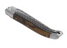 Couteau Laguiole prestige avec un manche en bois d'ébène royal et mitres inox image 5