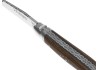 Couteau Laguiole prestige avec un manche en bois de noyer et mitres inox image 1