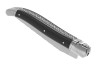 Couteau Laguiole prestige avec un manche en bois d'ébène et mitres inox image 6