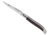 Couteau Laguiole avec un manche en bois d'amourette et 2 mitres inox image 1