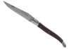 Couteau Laguiole avec un manche en bois d'amourette et 2 mitres inox image 2