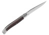 Couteau Laguiole avec un manche en bois d'amourette et 2 mitres inox image 3