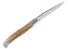 Couteau Laguiole avec un manche en bois de bouleau et 2 mitres inox image 3