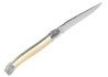 Couteau Laguiole avec un manche en os de bovin et 2 mitres inox image 3