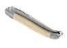 Couteau Laguiole avec un manche en os de bovin et 2 mitres inox image 5