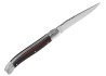 Couteau Laguiole avec un manche en bois de fer et 2 mitres inox image 3