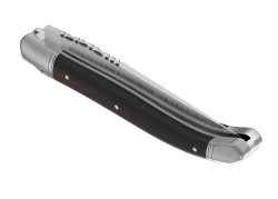 Couteau Laguiole avec un manche en bois de fer et 2 mitres inox image 5