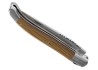 Couteau Laguiole avec un manche en bois de chêne et 2 mitres inox image 4